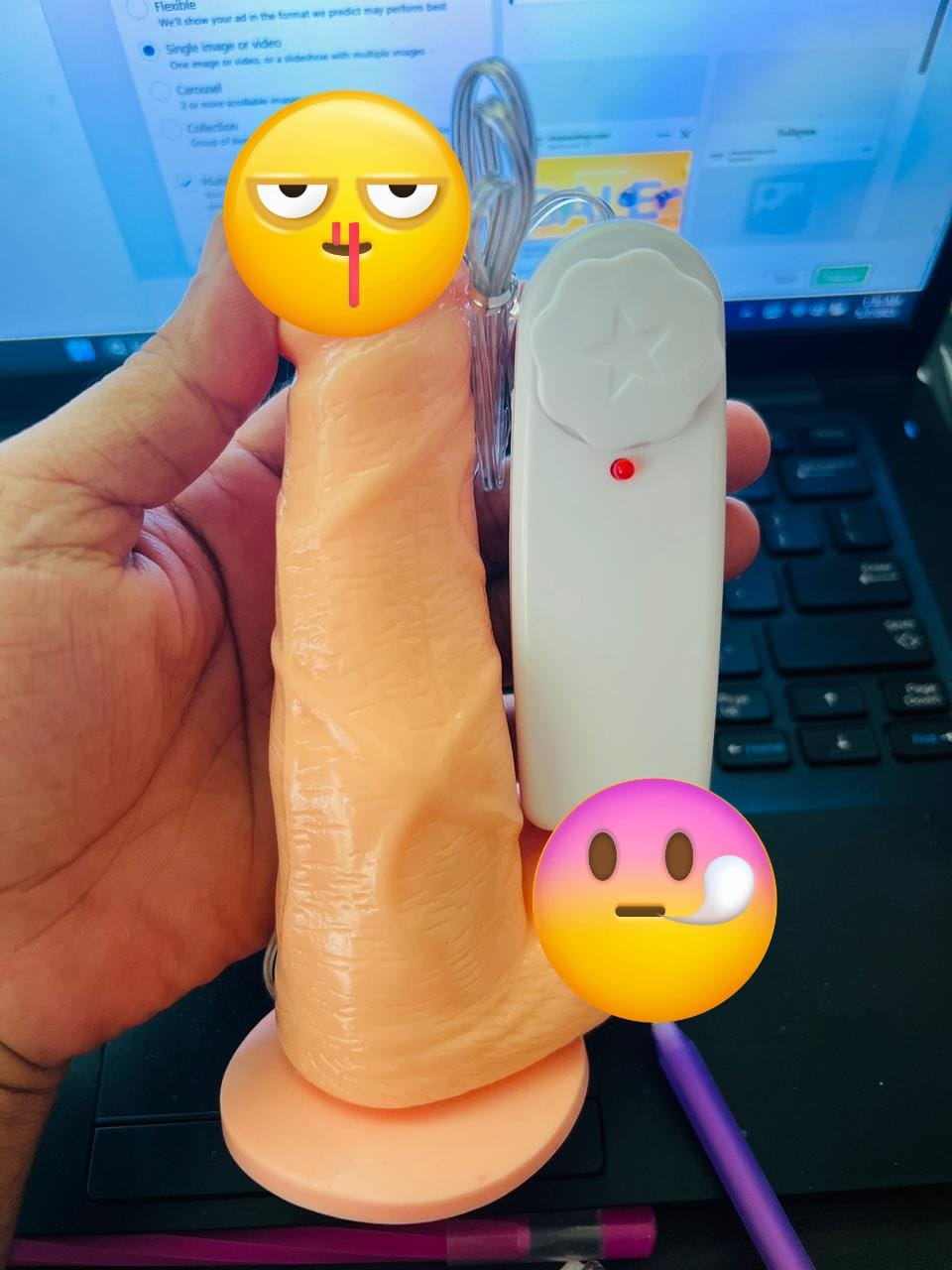 Remote Control Vibrate Dildo